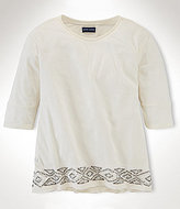 Thumbnail for your product : Ralph Lauren Childrenswear 7-16 Sequin-Detailed Casual Tee