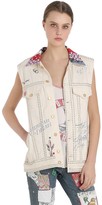 Thumbnail for your product : Tommy Hilfiger Collection Patchwork Cotton Denim Vest