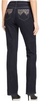 Thumbnail for your product : Style&Co. Tummy-Control Chevron Bootcut Jeans, Dark Wash