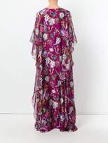 Thumbnail for your product : Alberta Ferretti flared floral gown