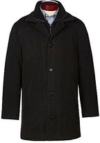 Thumbnail for your product : Daniel Cremieux Big & Tall Layered Wool-blend Coat