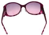 Thumbnail for your product : Judith Leiber Embellished Square Sunglasses