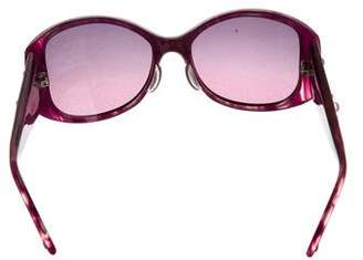 Judith Leiber Embellished Square Sunglasses
