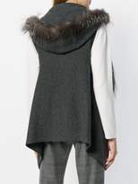 Thumbnail for your product : Fabiana Filippi fur knitted vest