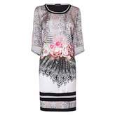 Thumbnail for your product : House of Fraser James Lakeland 34 Sleeves Mixed Print Dress