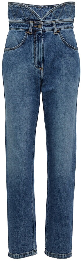 Philosophy di Lorenzo Serafini High-rise tapered jeans