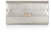 Thumbnail for your product : Jimmy Choo Reese Metallic Leather Clutch