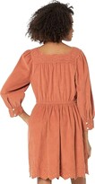 Thumbnail for your product : Madewell Embroidered Corduroy Square-Neck Mini Dress (Warm Umber) Women's Dress