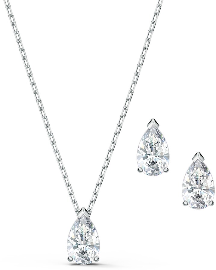 Swarovski Crystal Necklaces And Earring Set | ShopStyle