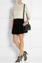 Thumbnail for your product : MICHAEL Michael Kors Tatiana suede and metallic leather sandals