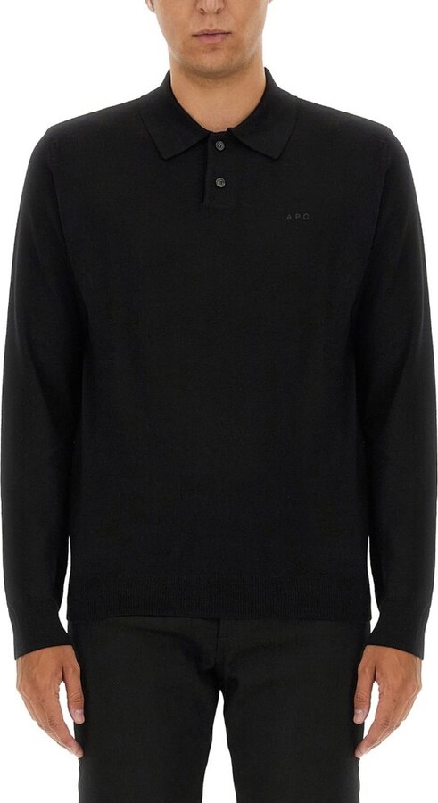 A.P.C. carter polo shirt with logo embroidery - ShopStyle