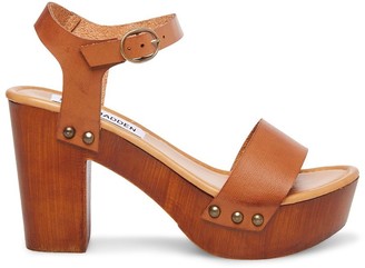 steve madden wooden platform sandals