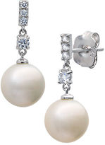 Thumbnail for your product : Crislu Sterling Silver Pearl & Crystal Drop Earrings