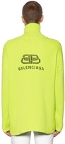 Thumbnail for your product : Balenciaga Logo Printed Cotton Turtleneck