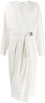Thumbnail for your product : Brunello Cucinelli Midi Wrap Dress
