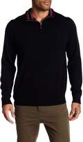 Thumbnail for your product : Tailorbyrd Washable Wool Quarter Zip Sweater