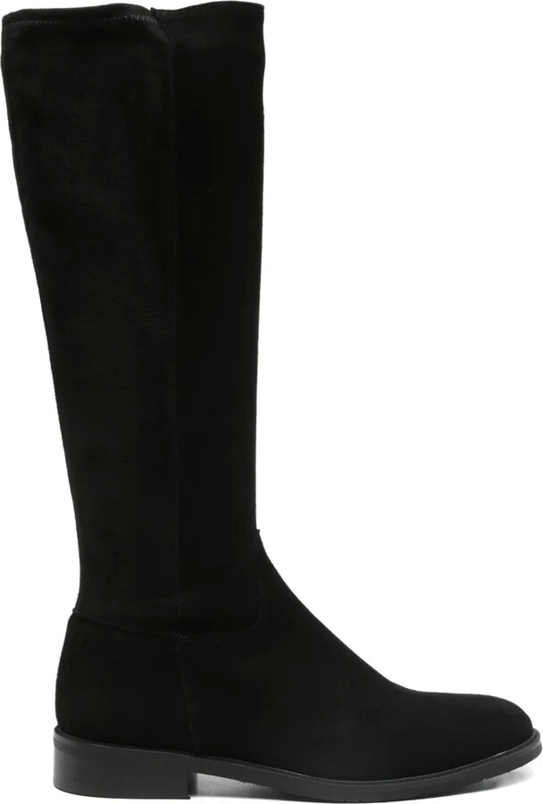 Julie Dee Calf-Suede Knee-High Boots