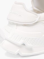 Thumbnail for your product : Dolce & Gabbana New Space Extended-heel Canvas Trainers - White Silver