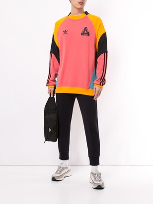 Palace X Adidas Crew Neck Sweatshirt - ShopStyle