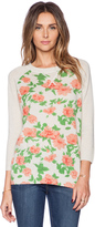 Thumbnail for your product : Autumn Cashmere Cabbage Rose Print Sweatshirt