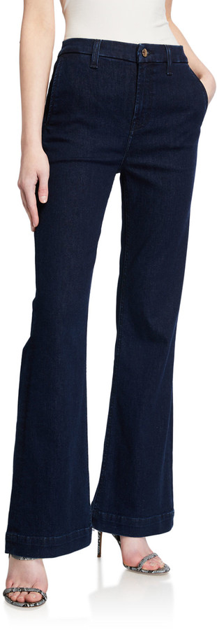 7 for all mankind petite tailorless bootcut jean