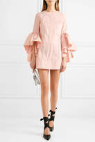 Thumbnail for your product : Marques Almeida Ruffled Crinkled-taffeta Mini Dress