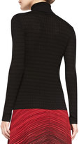 Thumbnail for your product : M Missoni Long-Sleeve Ribbed Turtleneck