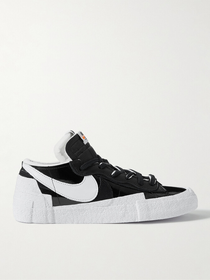 Black Leather Nike Blazers | ShopStyle