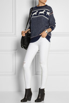 Thumbnail for your product : Band Of Outsiders Fair Isle Horses wool-blend sweater