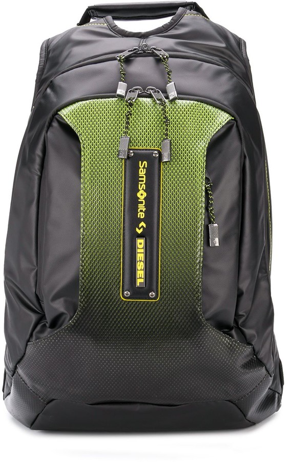 Samsonite Diesel バックパック ブラック/グリーン The Diesel x Samsonite Luggage Collection is here! | Men's