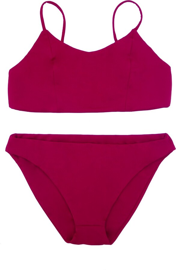 1 People Canggu Low Waist Bikini In Red Coral ShopStyle Two Piece