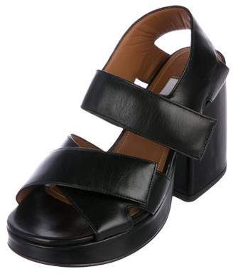 Kenzo Leather High-Heel Sandals