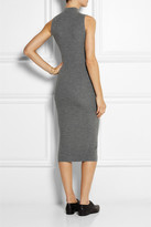 Thumbnail for your product : Theory Ulana ribbed stretch wool-blend midi dress