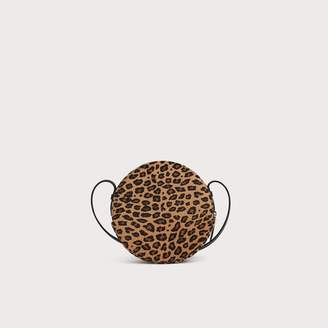 LK Bennett Luna Leopard Print Calf Hair Shoulder Bag