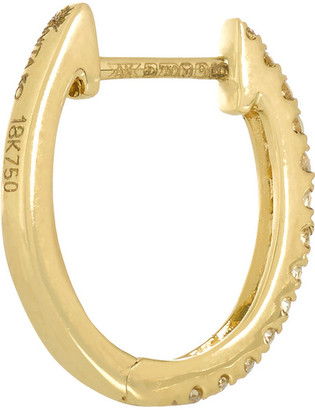 Anita Ko Huggy 18-karat gold diamond earrings