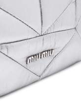 Thumbnail for your product : Miu Miu geometric panelled shoulder bag