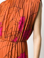 Thumbnail for your product : Johanna Ortiz Pleated Floral Midi Dress