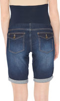 Thumbnail for your product : Motherhood Maternity Secret Fit Belly Cuffed Maternity Bermuda Shorts