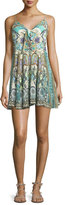 Thumbnail for your product : Camilla Embellished Tie-Front Sleeveless Coverup Dress, Casablanca