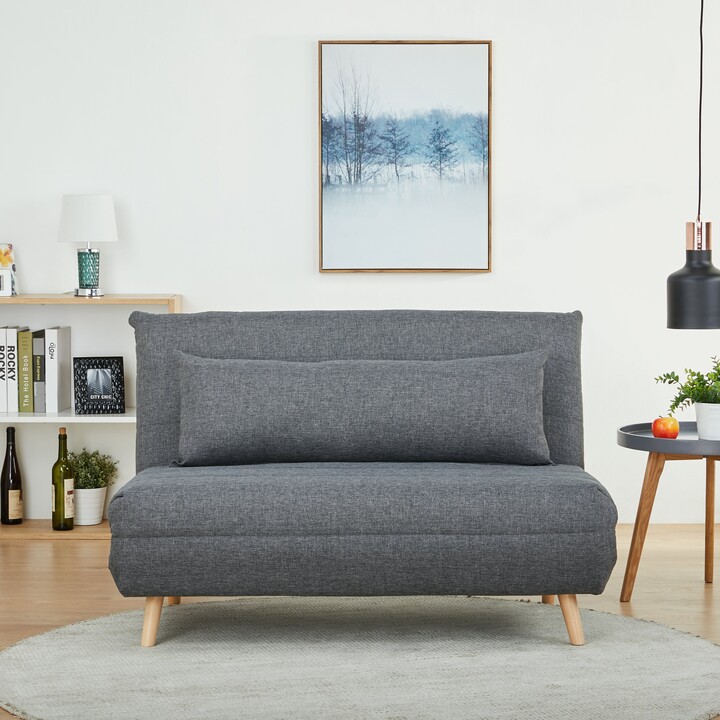 Dunelm Aria Fabric Sofa Bed Grey ShopStyle