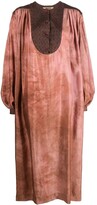 Thumbnail for your product : UMA WANG Gathered-Detail Long-Sleeve Dress