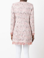 Thumbnail for your product : Tagliatore frayed edge tweed jacket