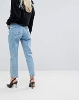 Thumbnail for your product : Miss Selfridge Petite Acid Wash Jeans