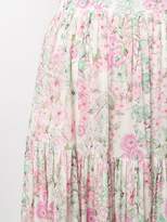 Thumbnail for your product : Giambattista Valli Floral Print Silk Skirt