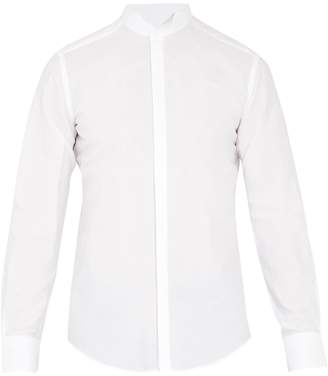 Lanvin Single-cuff wingtip-collar cotton dinner shirt