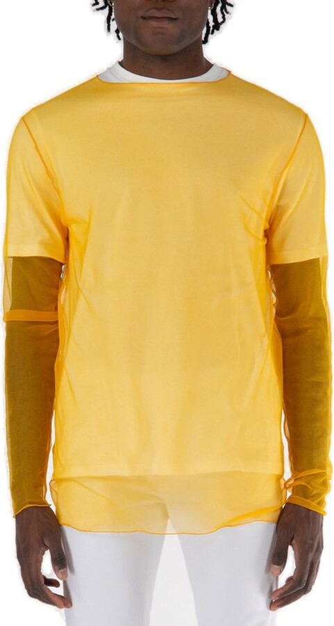 Jil Sander Logo Printed Layered T-Shirt