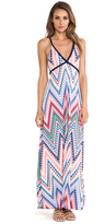 Thumbnail for your product : T-Bags 2073 T-Bags LosAngeles Wrap Around Tie Maxi Dress