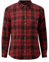Thumbnail for your product : New Look Red Long Sleeve Check Shirt