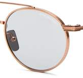 Thumbnail for your product : Dita Eyewear Journey Round Titanium Sunglasses - Mens - Gold