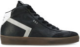 Thumbnail for your product : Leather Crown high-top lace-up sneakers